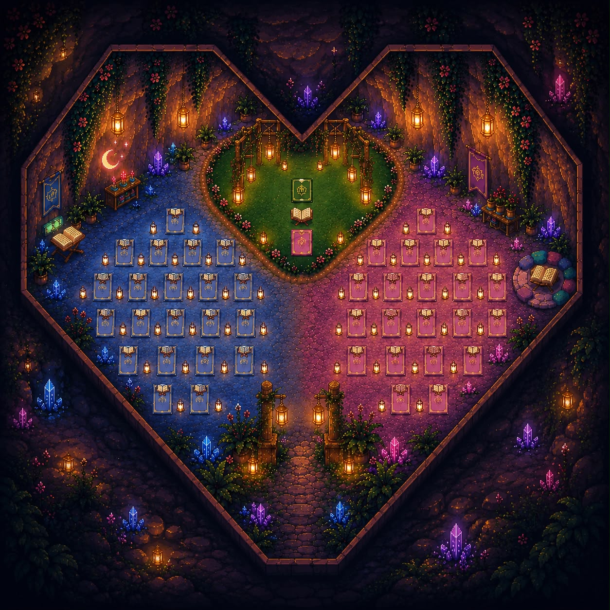 Illustration de la Chambre Cœur avec ses espaces d’écoute, de compréhension et de confirmation.